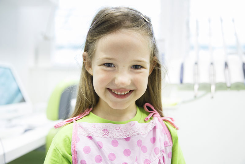 pediatric dental patient smiling